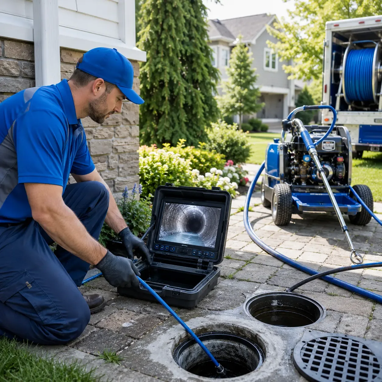 Outdoor drain cleaning professionals serving Big Spring, TX